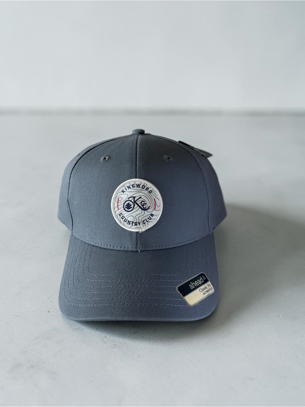 Ahead Kingwood Country Club Gray Baseball Cap